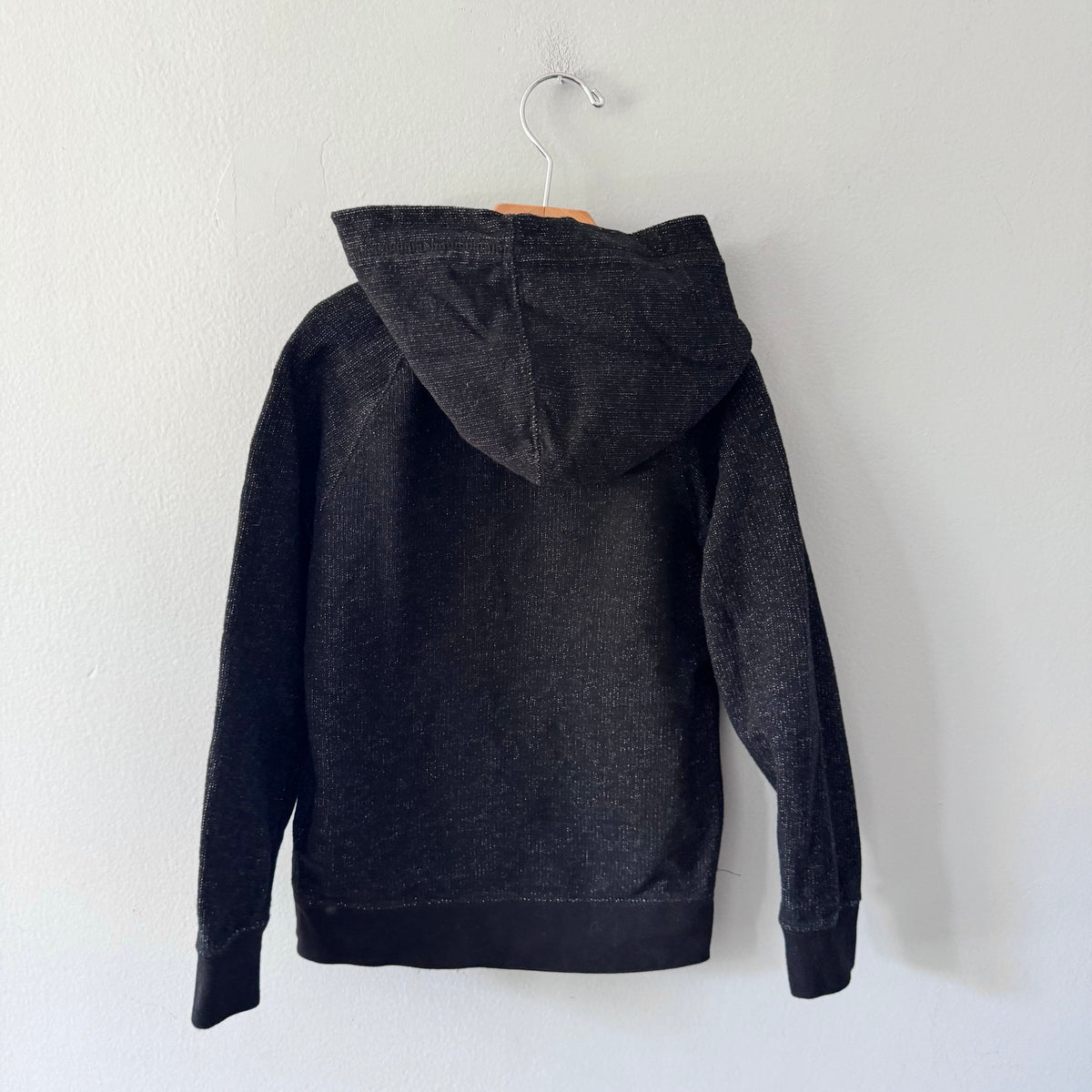 Roots / Black salt and pepper hoodie / 5-6Y