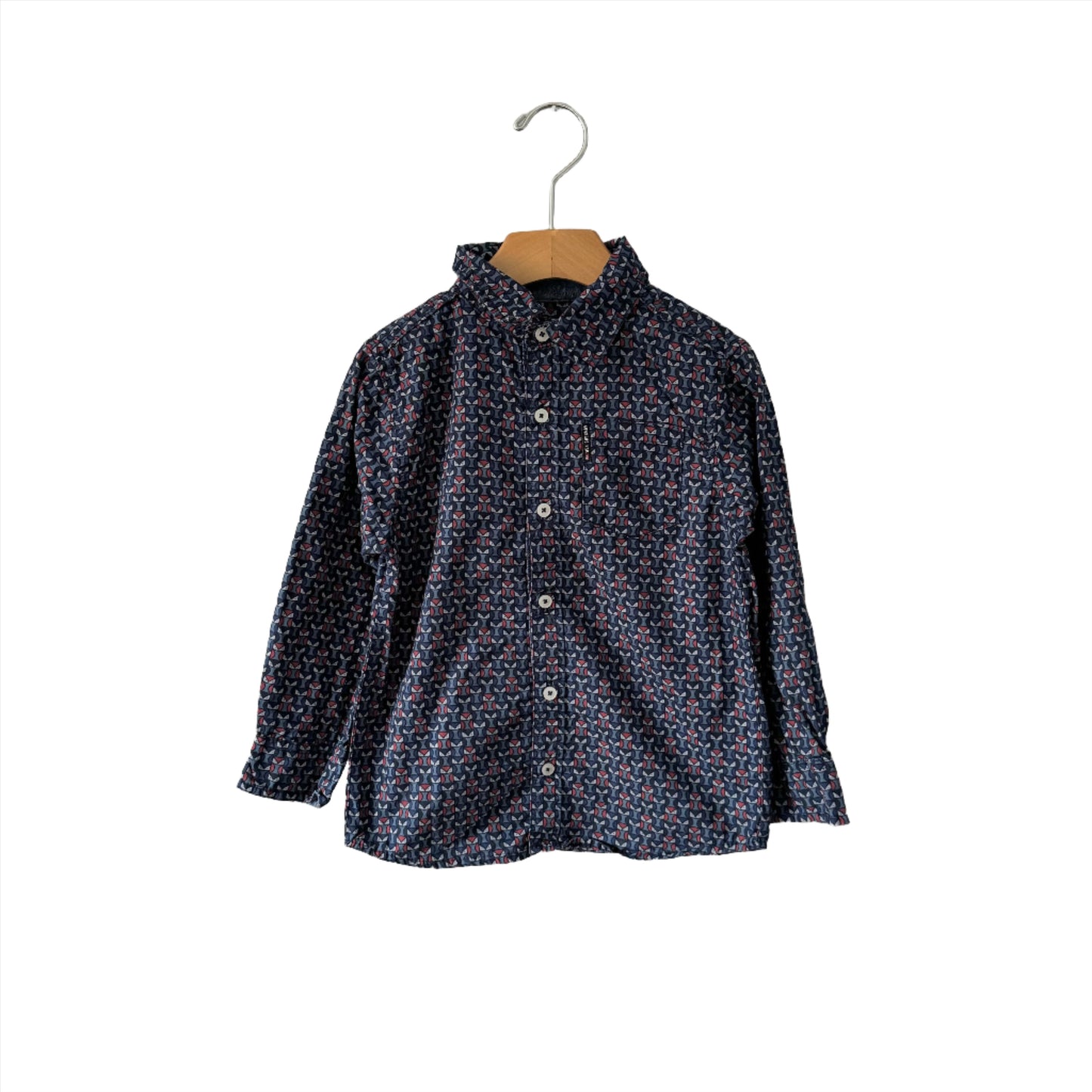 Ben Sherman / Navy cotton shirt / 4Y