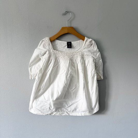 Gap / White blouse / 4-5Y
