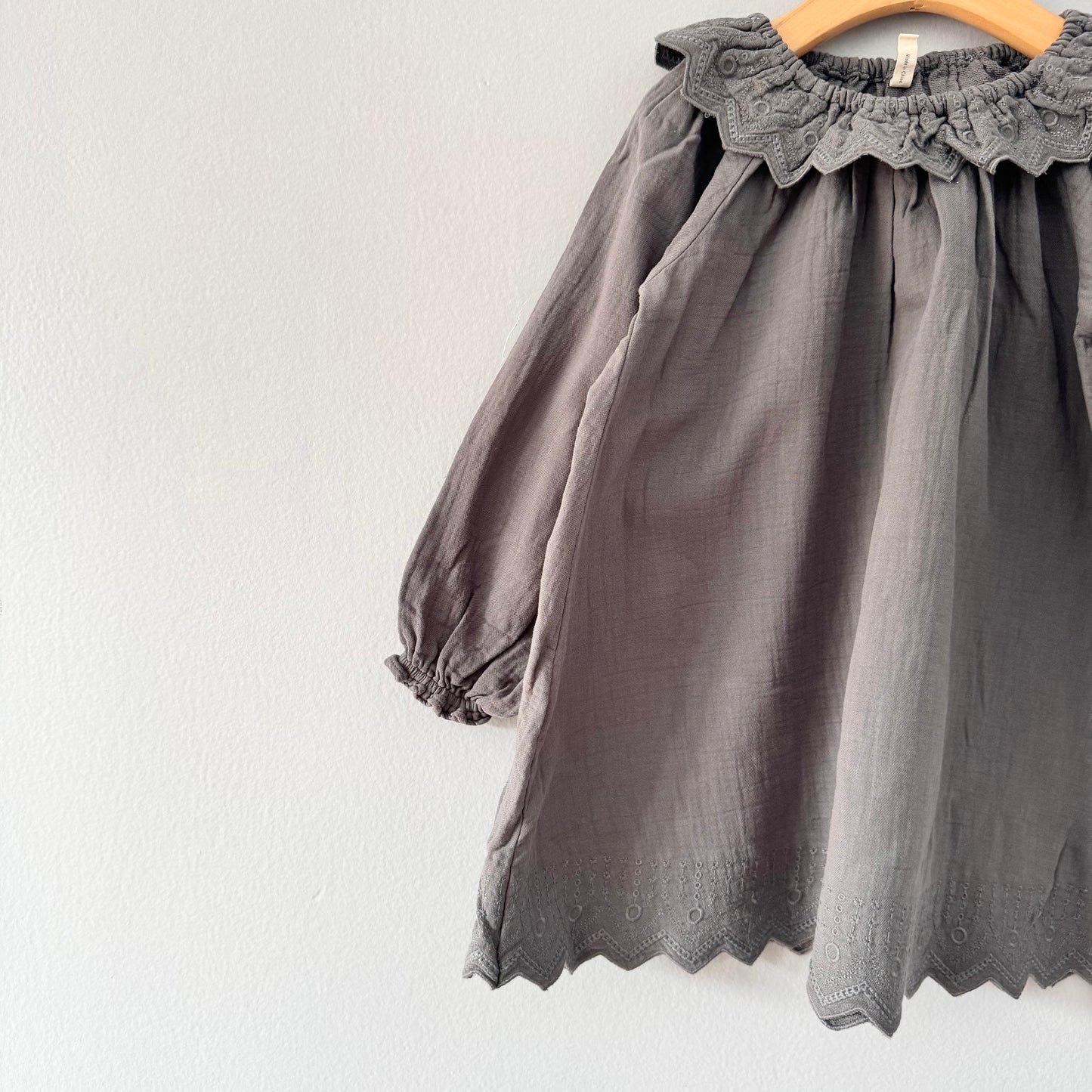 Quincy Mae / Long Sleeve Isla Dress	& bloomer set / 4-5Y