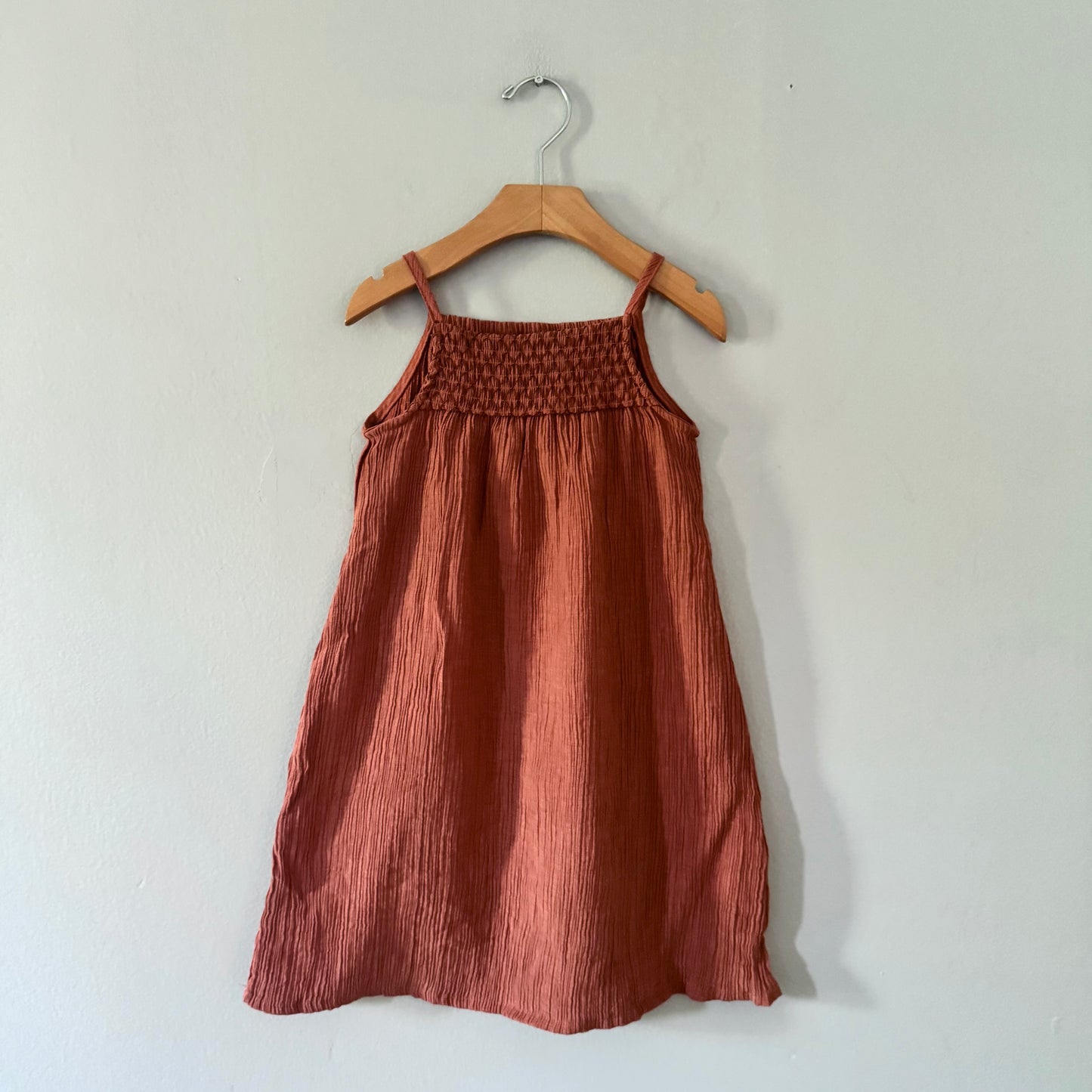 H&M / Brown cami dress / 3-4Y