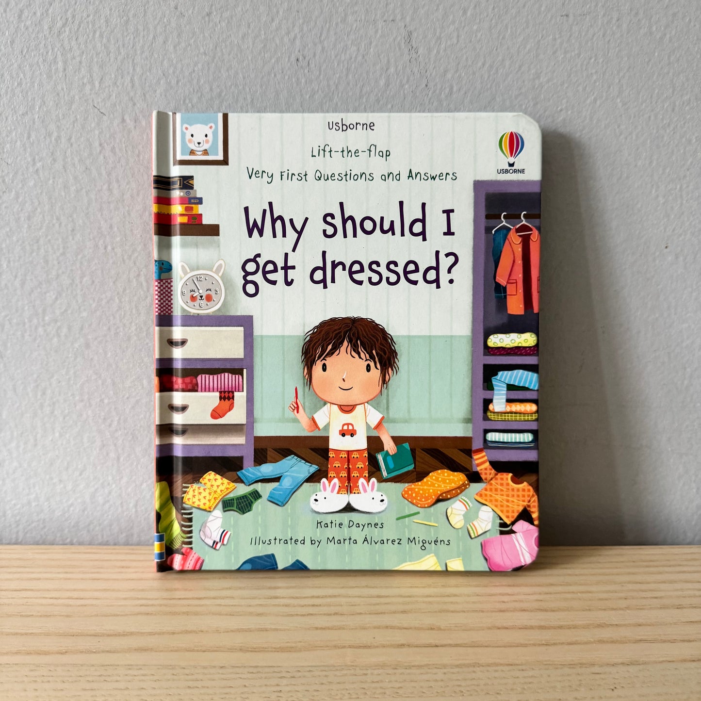 [Brand New] Usborne Lift-the-flap - Why should I get dressed?