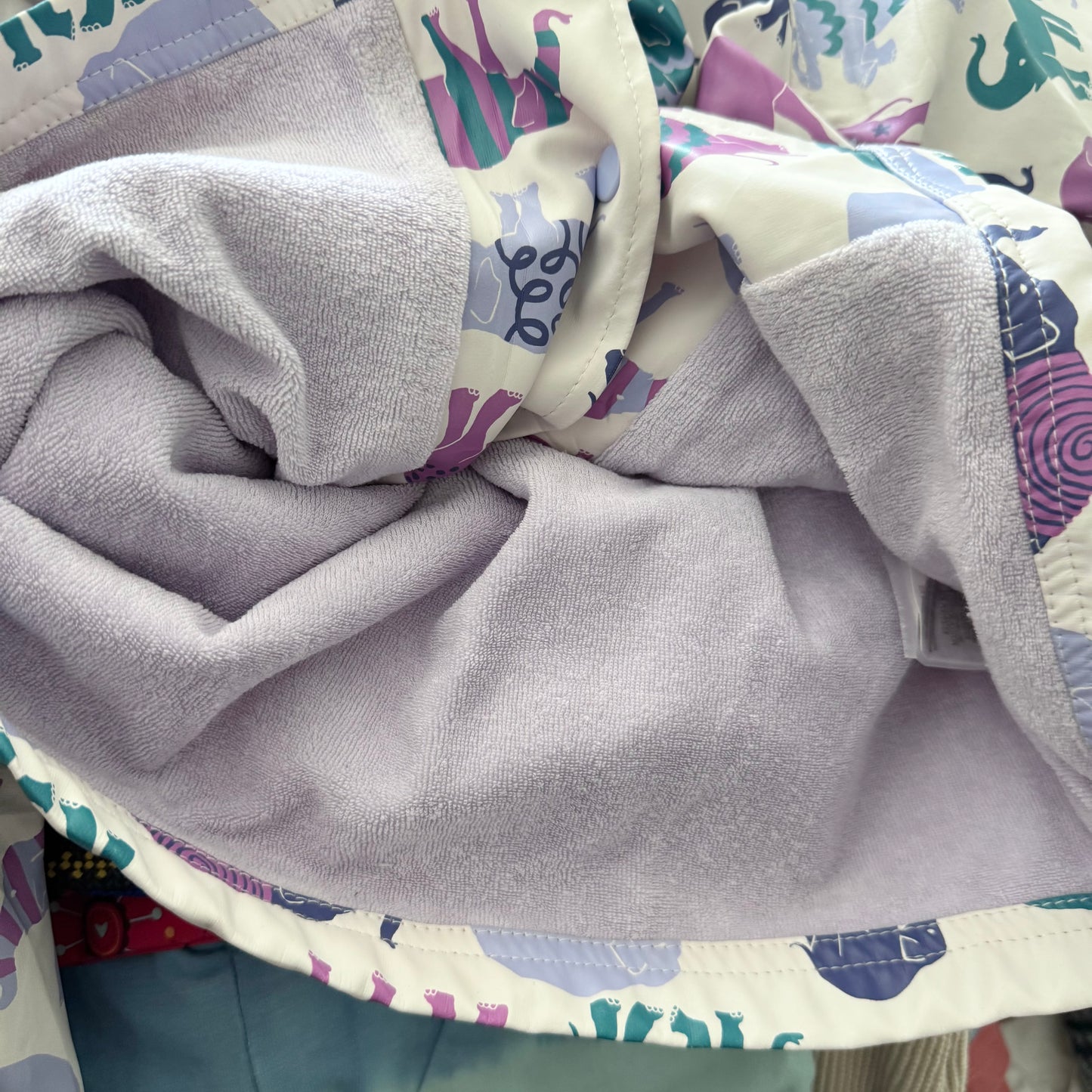 Hatley / Imperméable éléphant blanc / 18M
