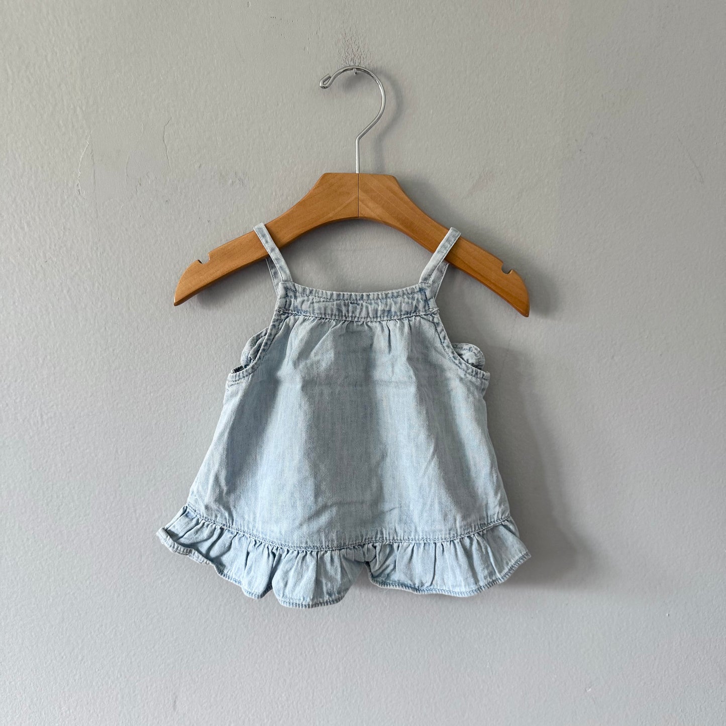 Gap / Haut caraco en jean / 12-18 mois