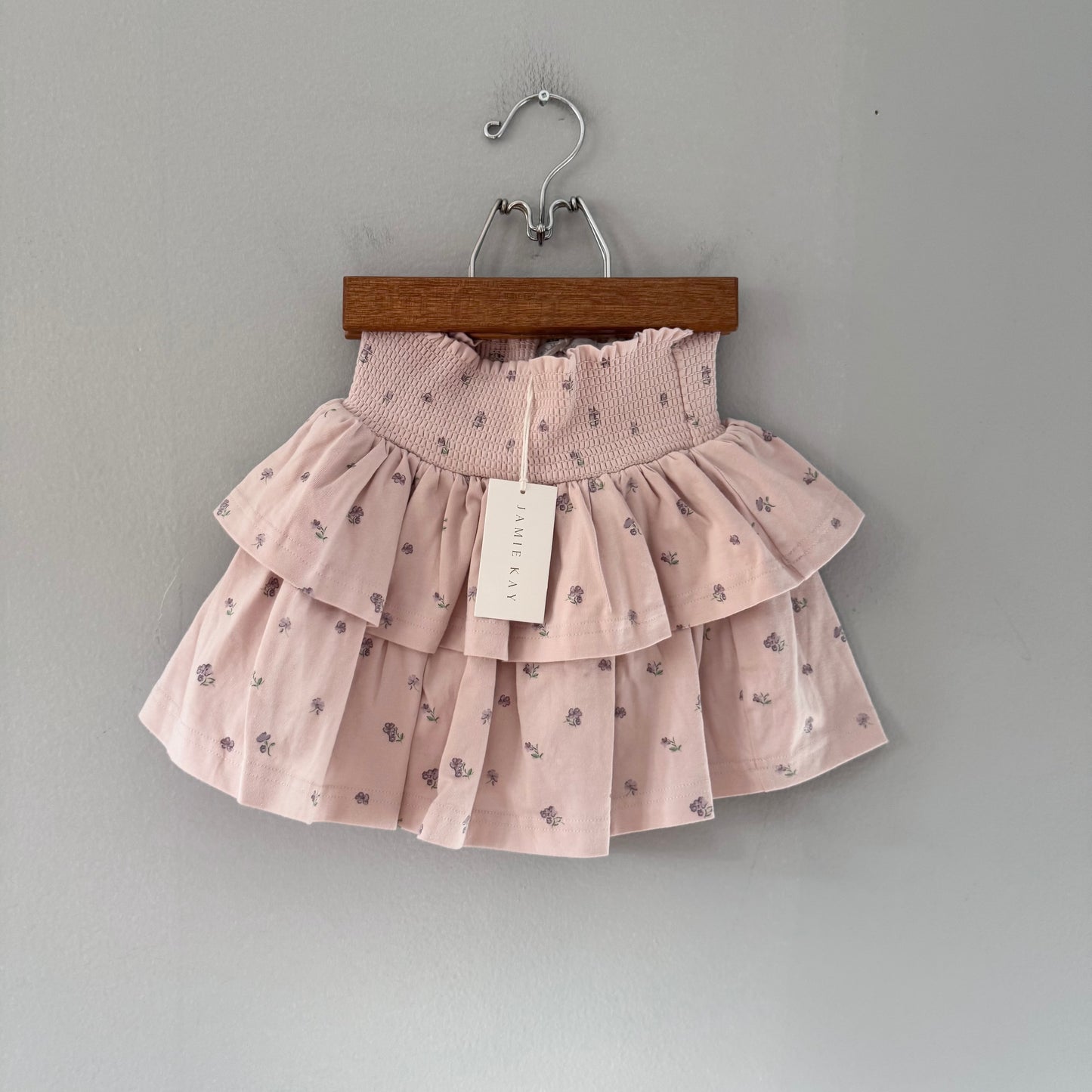 Jamie Kay / Light pink x floral skirt / 5Y - New with tag