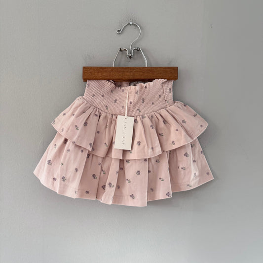 Jamie Kay / Light pink x floral skirt / 5Y - New with tag