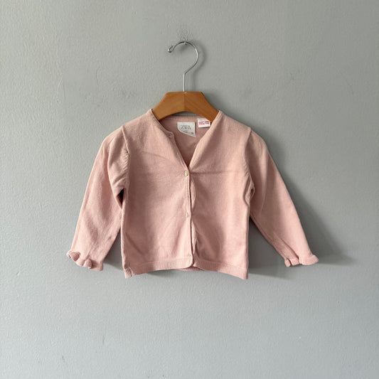 Zara /  Beige cardigan / 9-12M