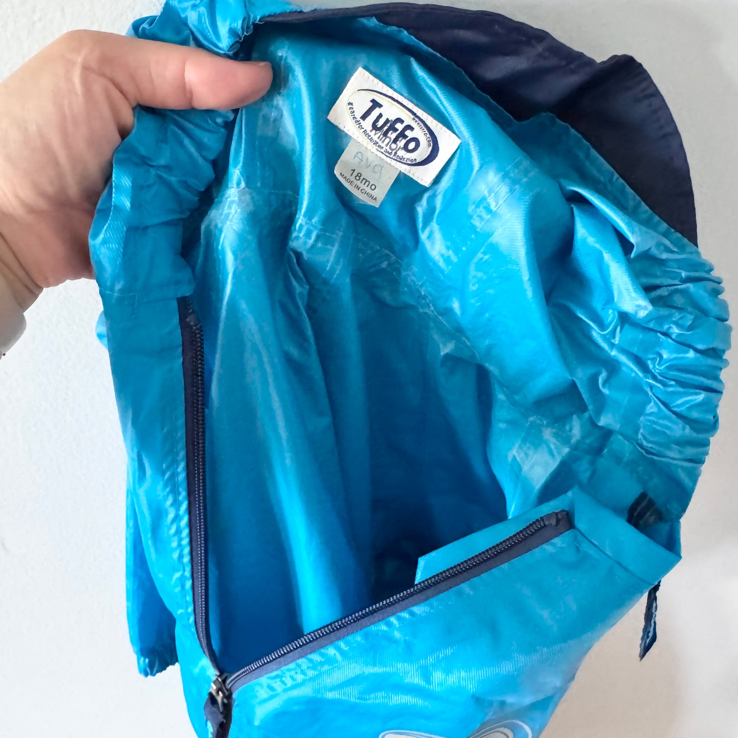 Tuffo / Blue rain suit / 18M