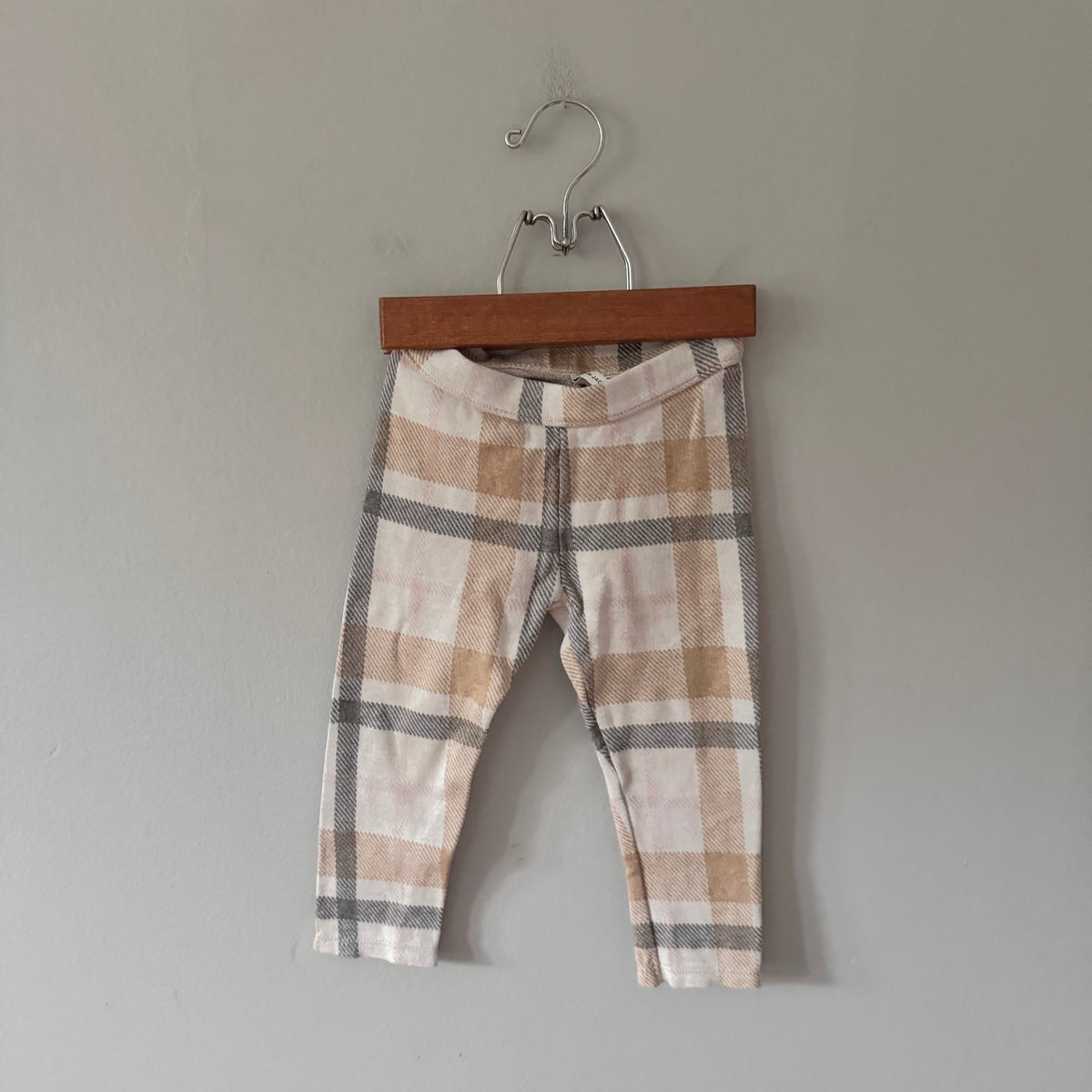 Janie & Jack / Plaid leggings / 18-24M