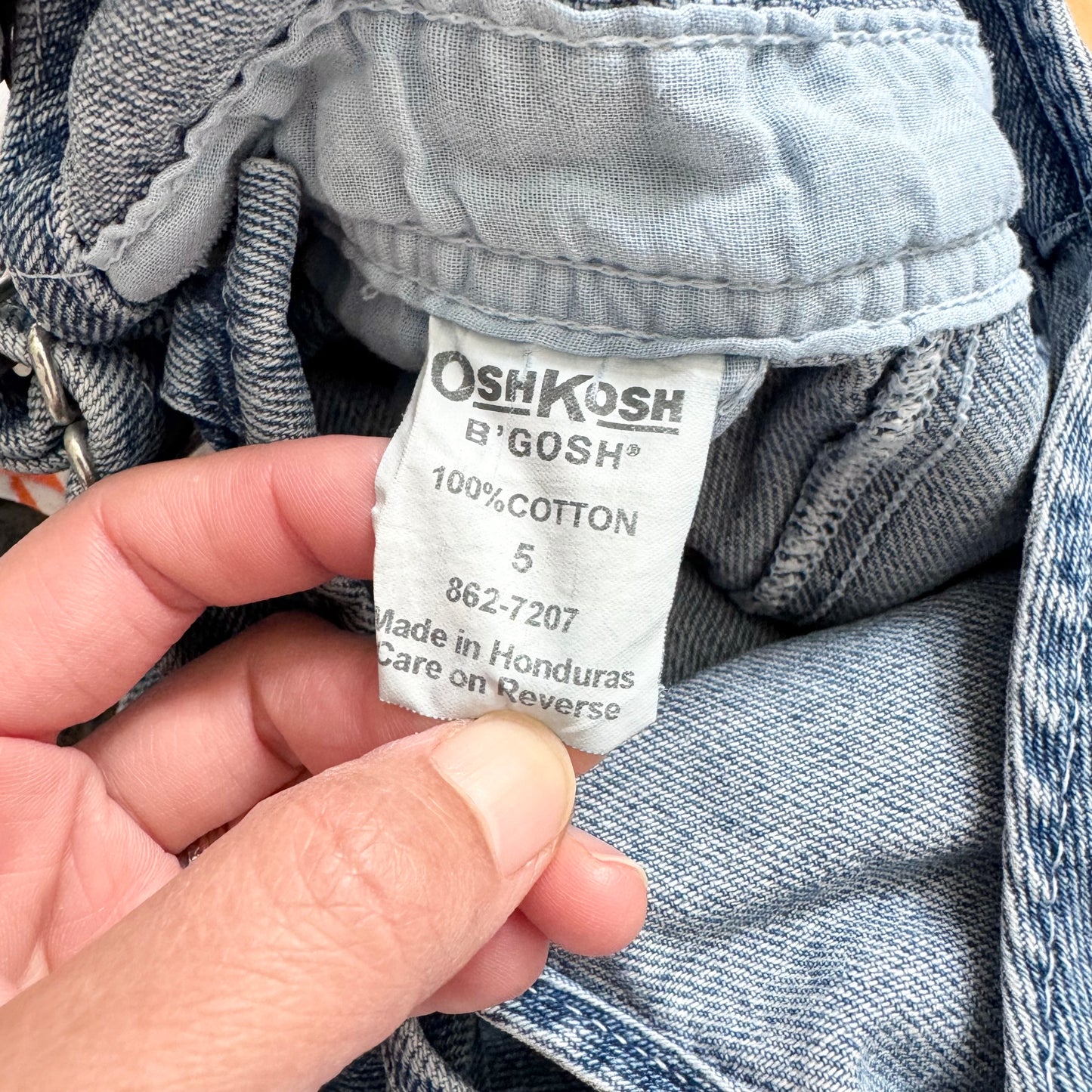 Vintage Oshkosh / Denim overalls / 5Y