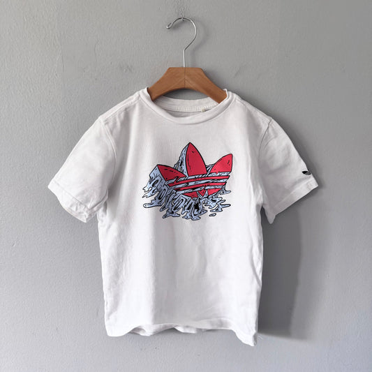 Adidas / White T-shirt / 5Y