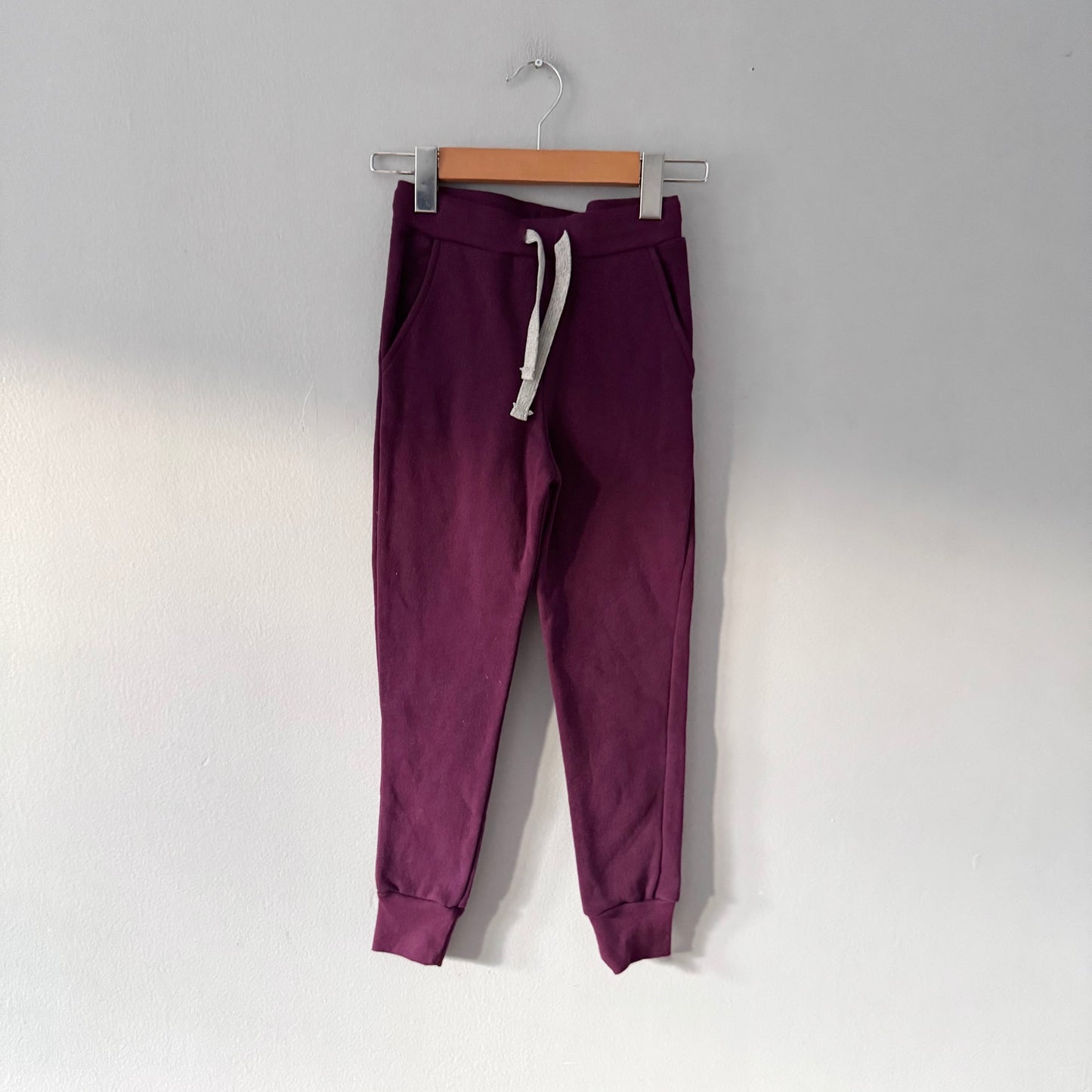 Mini mioche / Plum purple sweatpants / 5-6Y