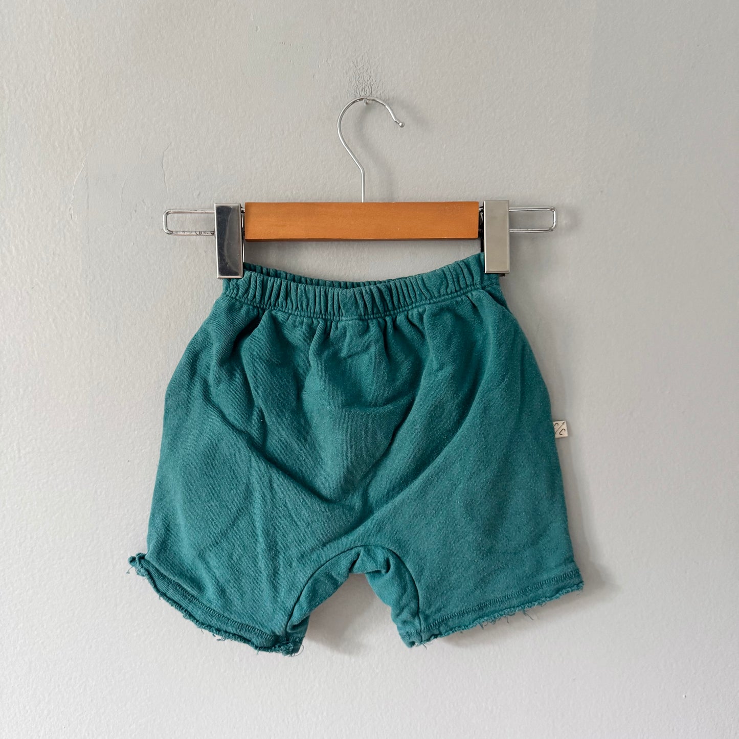 Childhoods / Green crew shorts / 5T