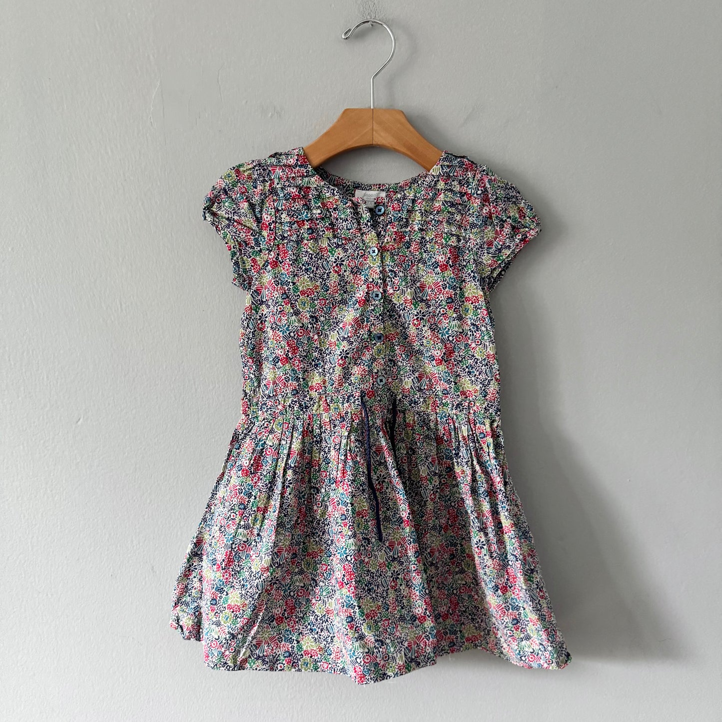 Jacadi / Floral blouse dress / 4Y