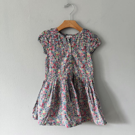 Jacadi / Floral blouse dress / 4Y