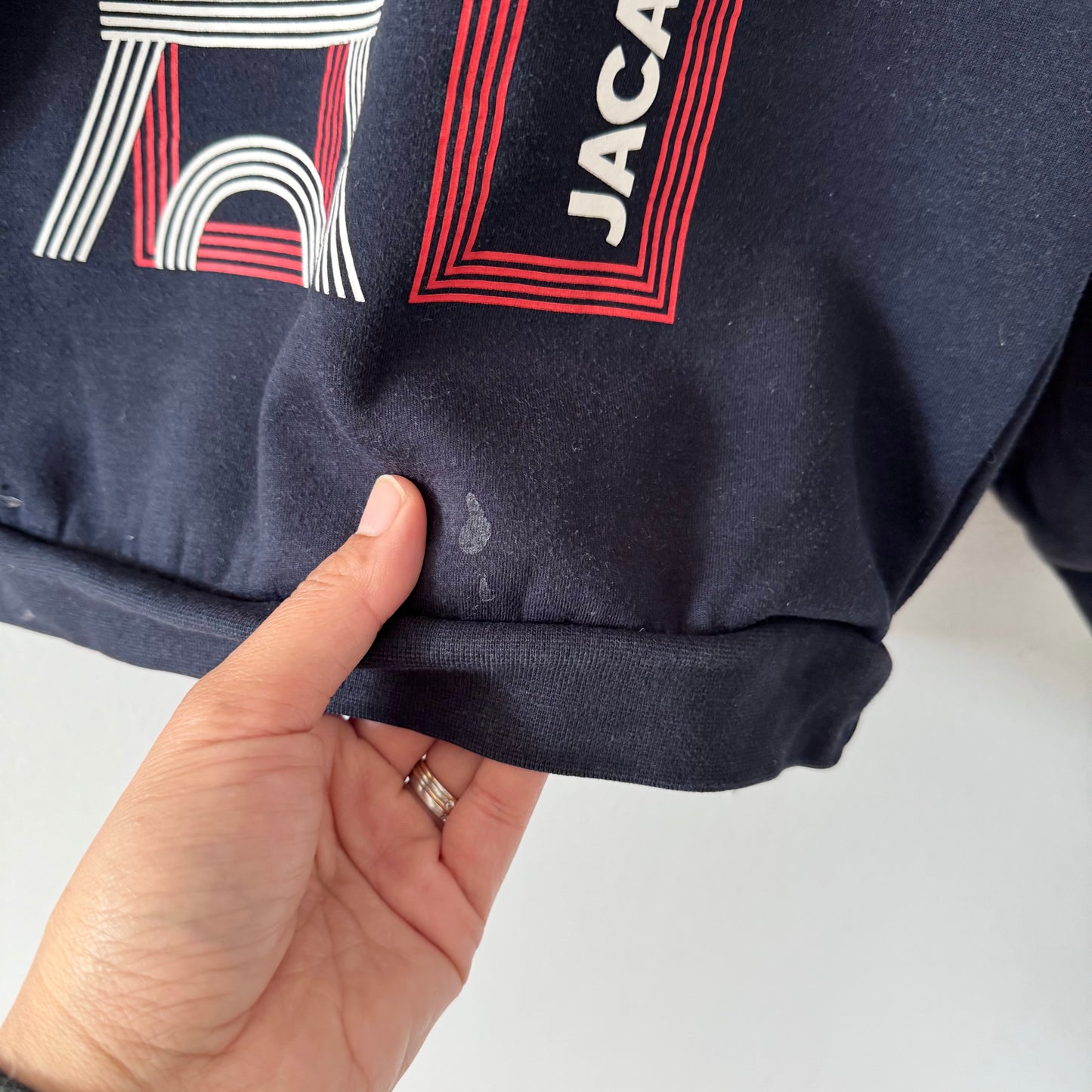 Jacadi / Navy sweatshirt / 6Y(Fits 5Y)