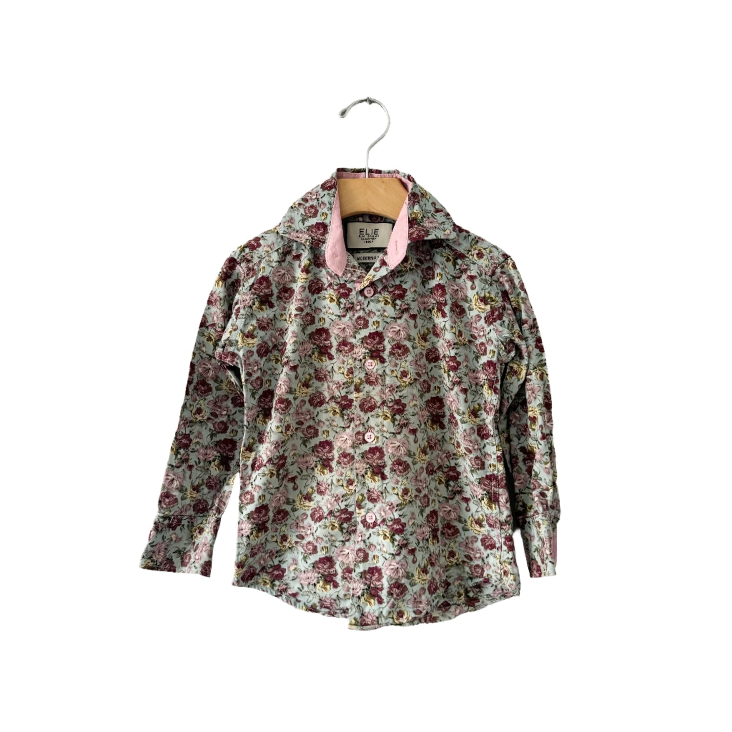 Elie / Floral long sleeve shirt / 4Y