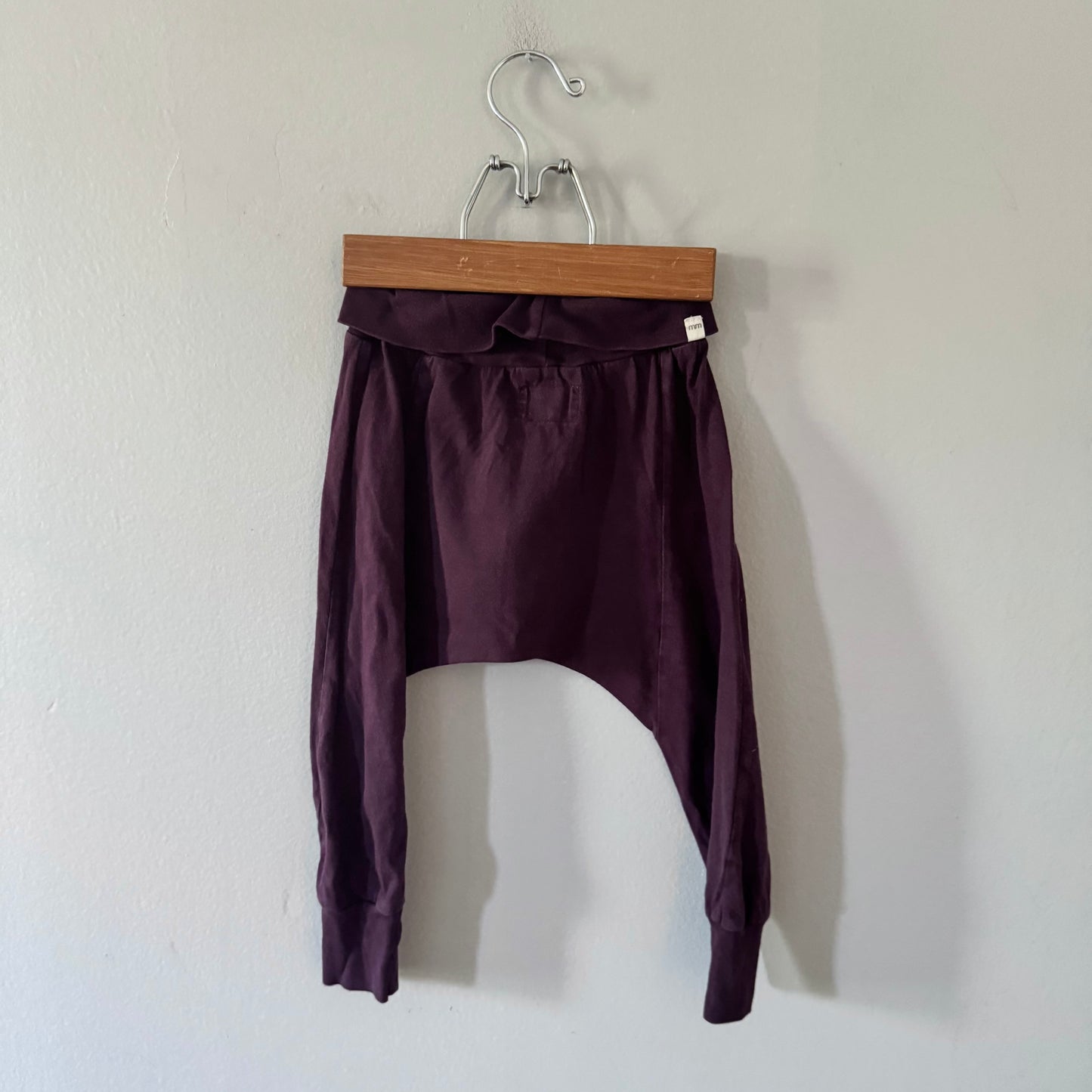 Mini mioche / Plum harem pants / 1-2Y