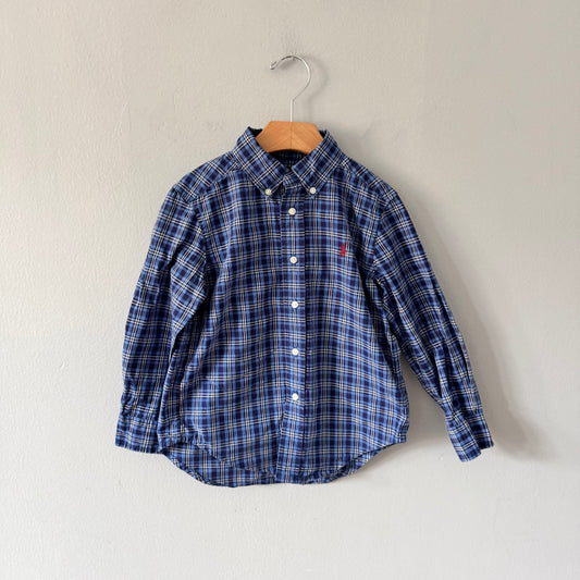 Polo Ralph Lauren / Blue checked shirt / 4Y