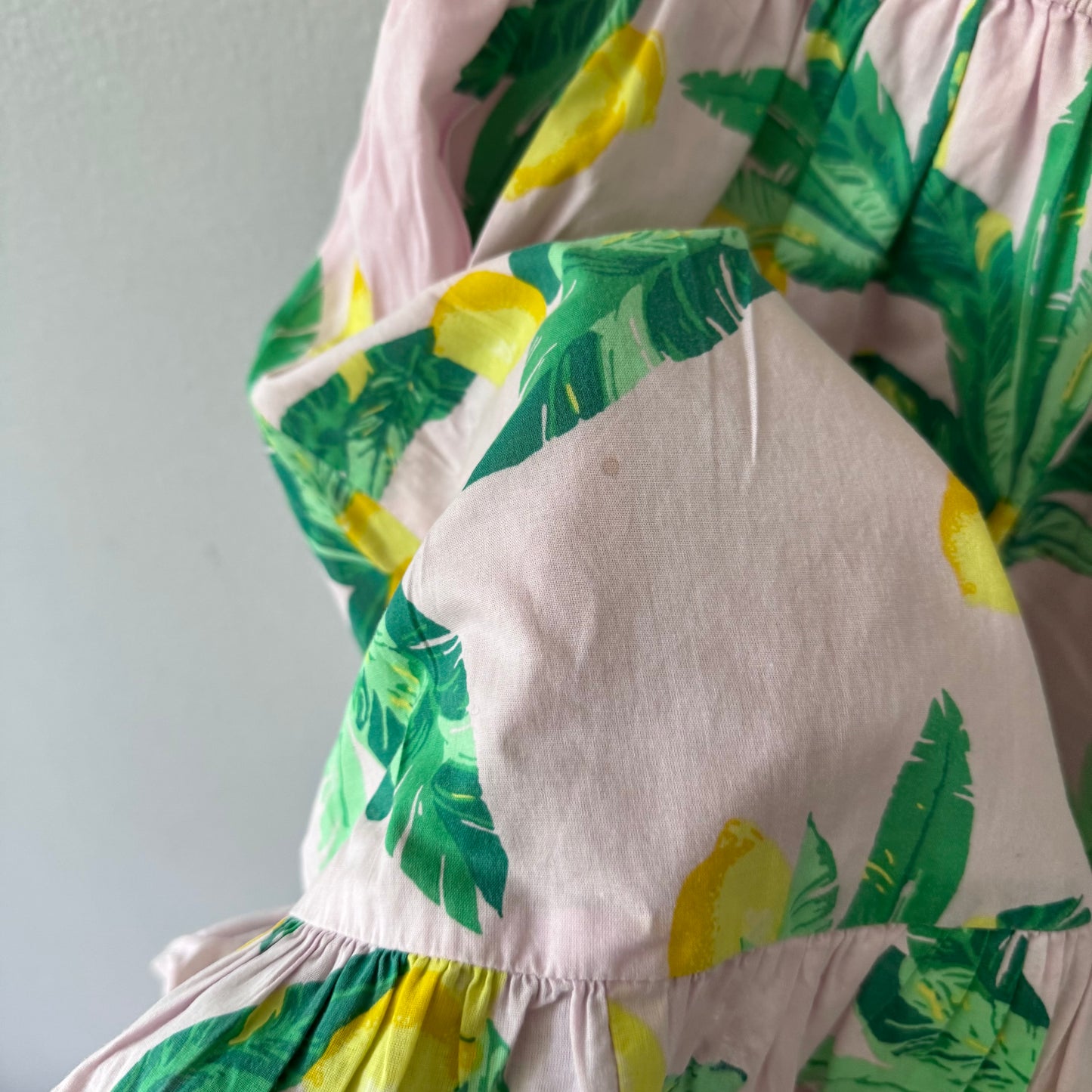 Crewcuts / Pink x lemon dress / 5Y