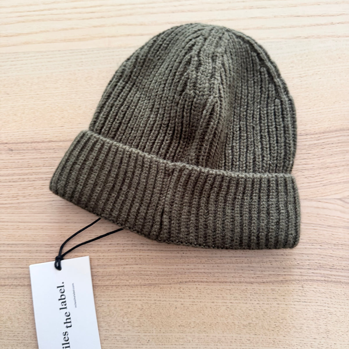 Miles the label / Khaki beanie / 8-10Y - New with tag