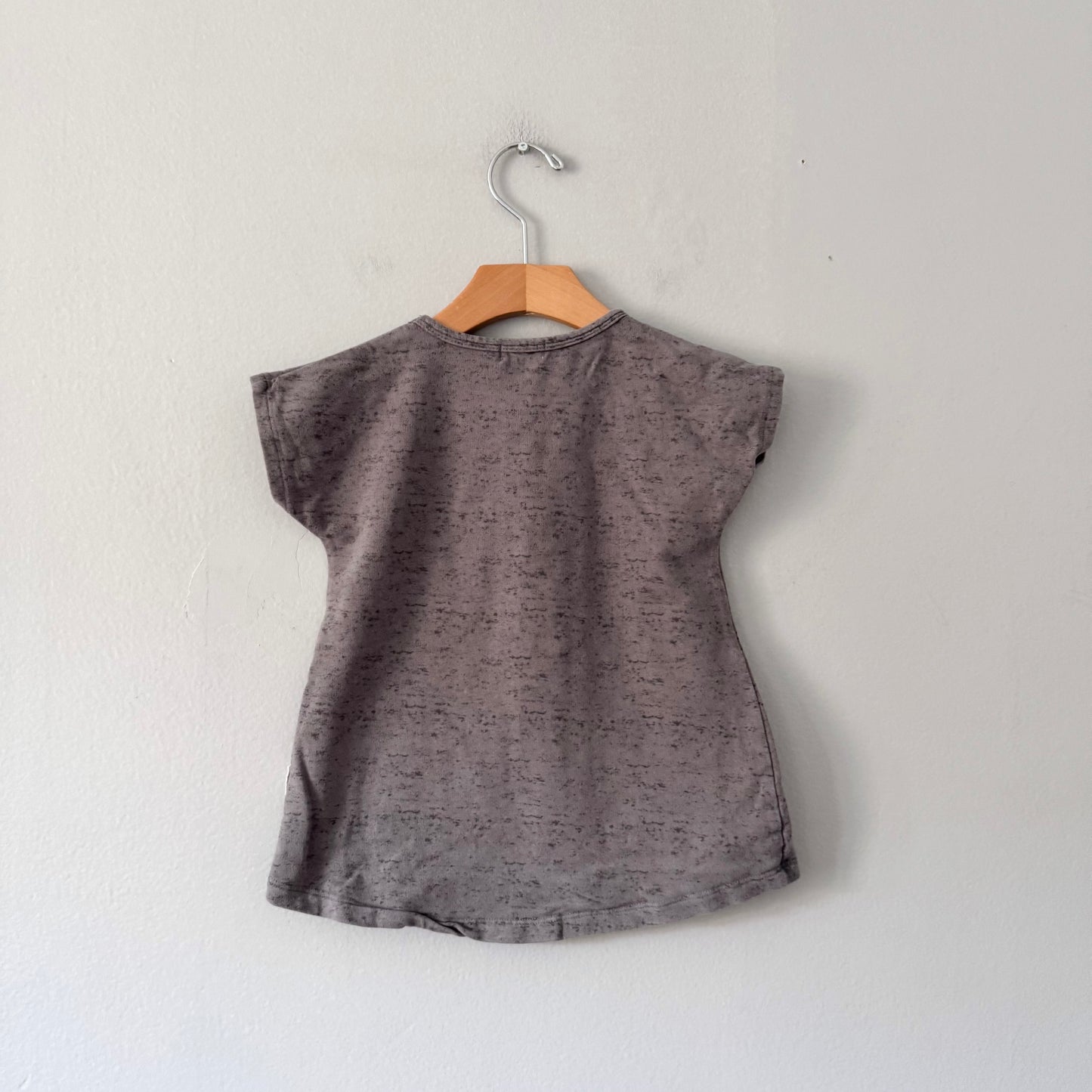 Miles Baby / Grey short sleeve tunic / 3Y