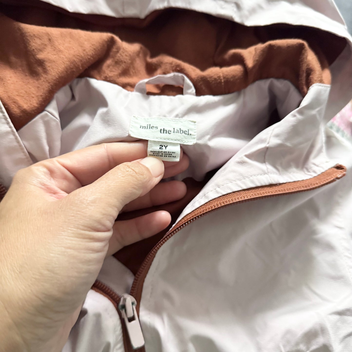 Miles the label / Light pink windbreaker / 2Y