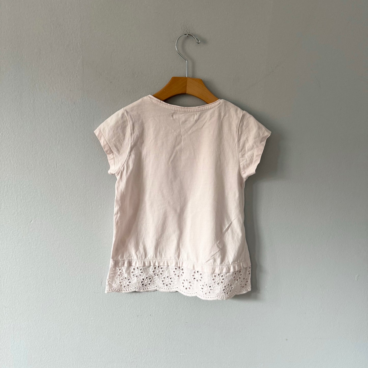 Zy Girl / Light pink short sleeve T-shirt / 7-8Y