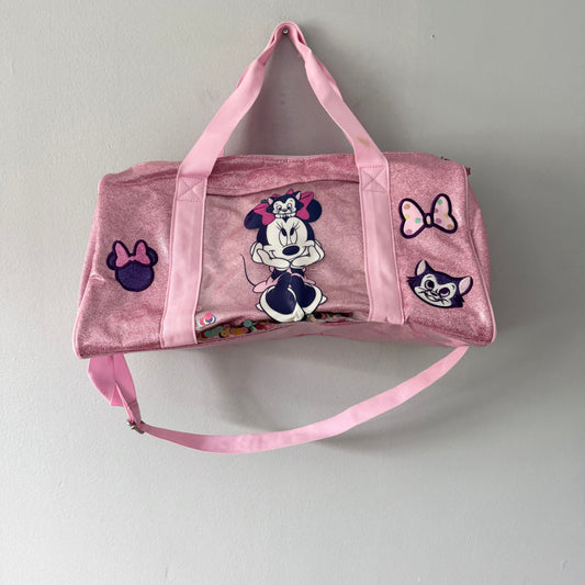 Disney Store / Minnie pink glitter bag