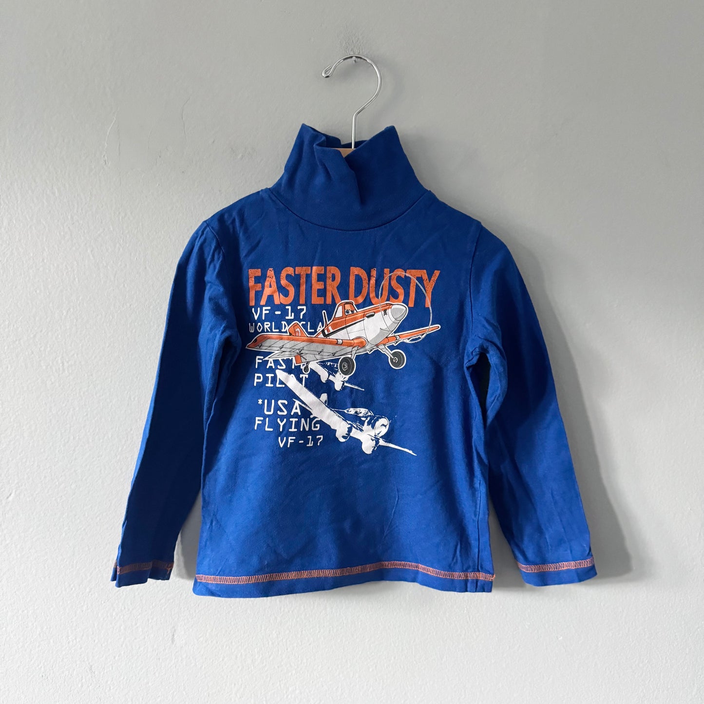 Disney / Planes blue long sleeve / 4Y