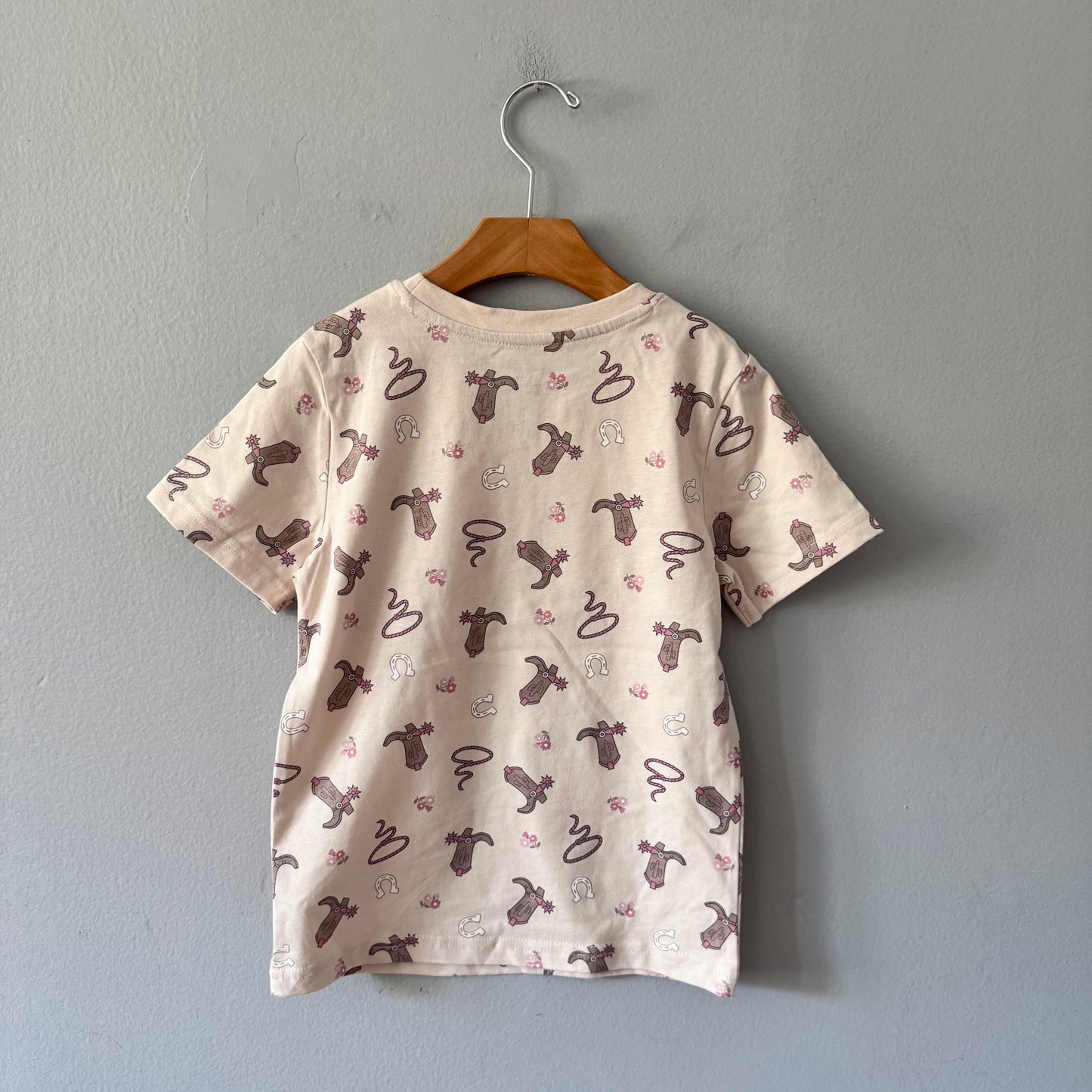 Toy Story / Light pink x beige T-shirt / 6Y