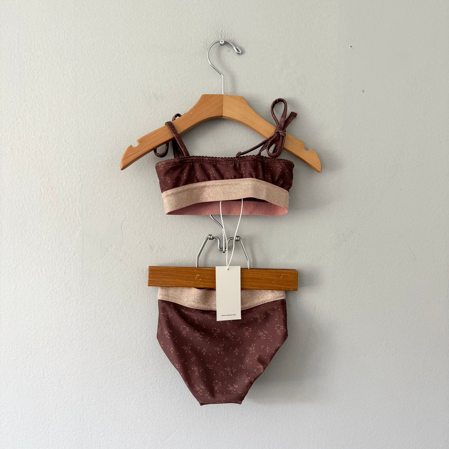 Jamie Kay / Bikini set - Brown floral / 1Y - New with tag