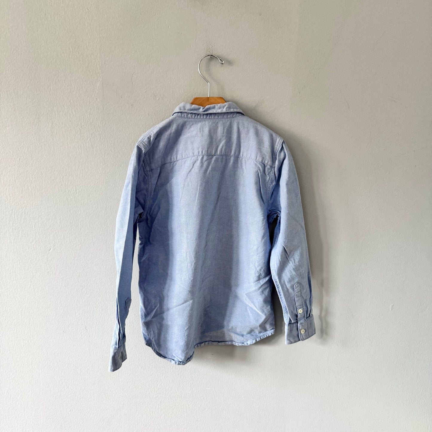 Zara / Chemise en oxford bleue / 8 ans
