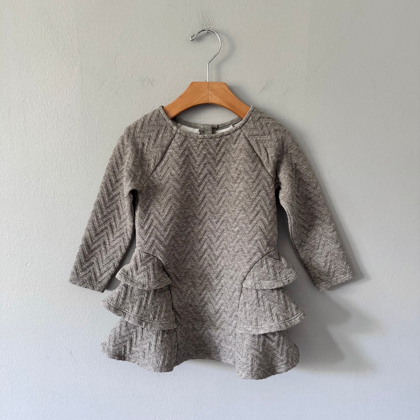 Cat & Jack / Grey glitter dress / 2T
