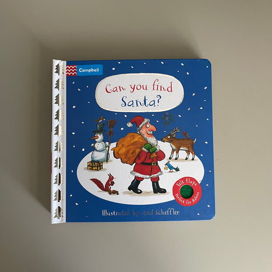 [Brand New] Can you find Santa? Axel Scheffler