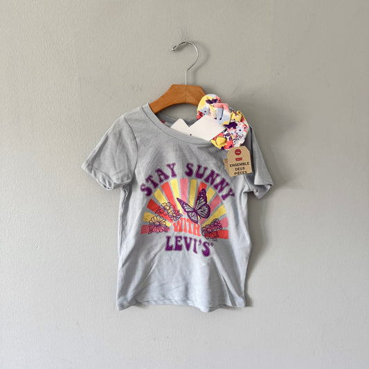 Levi's / Smokey blue T-shirt / 8-10Y - New with tag