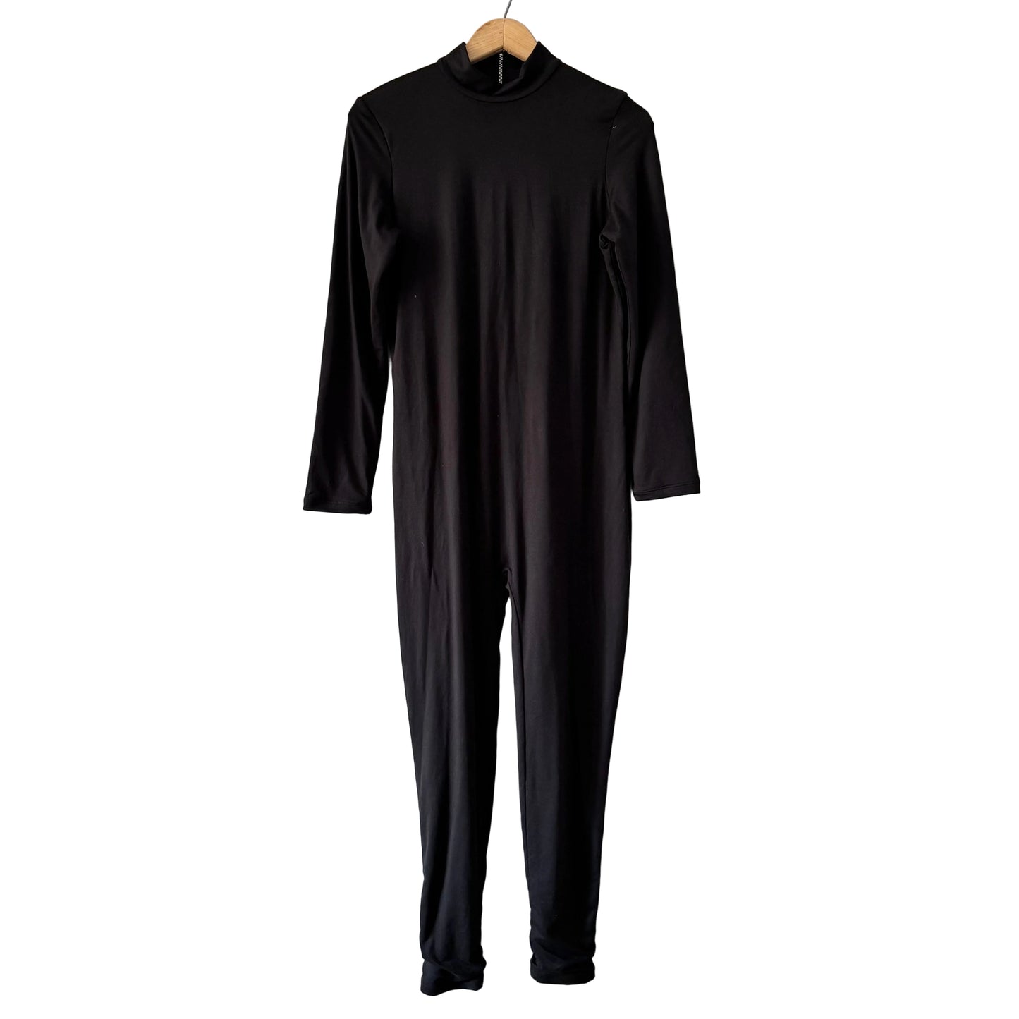 Bumpsuit / Black maternity romper / XL