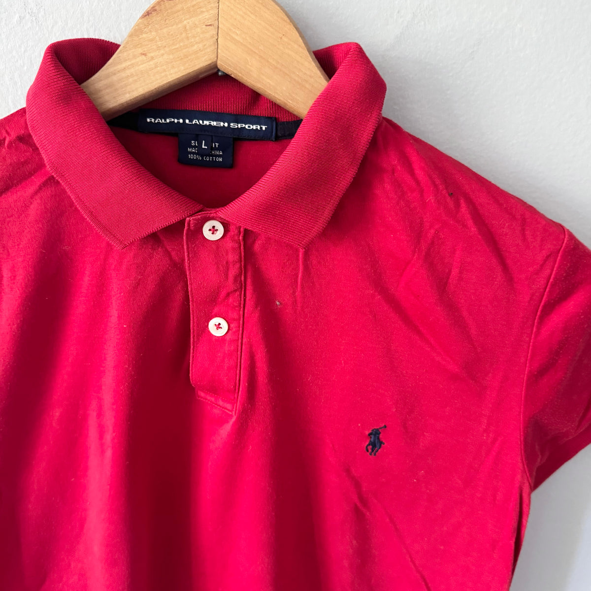 Polo Ralph Lauren Sport / Red slim fit shirt / Boy L