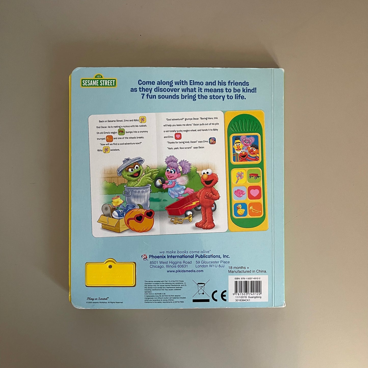 Sesame Street - It's Cool to Be Kind (Sound Book)