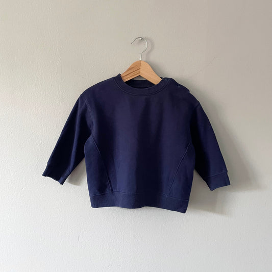 Uniqlo / Fleece lined sweatshirt / 18-24M