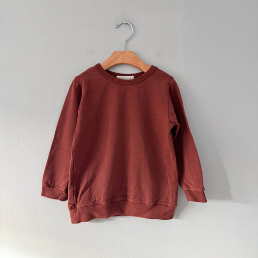 Haven Kids / Brown crew top / 4-5Y