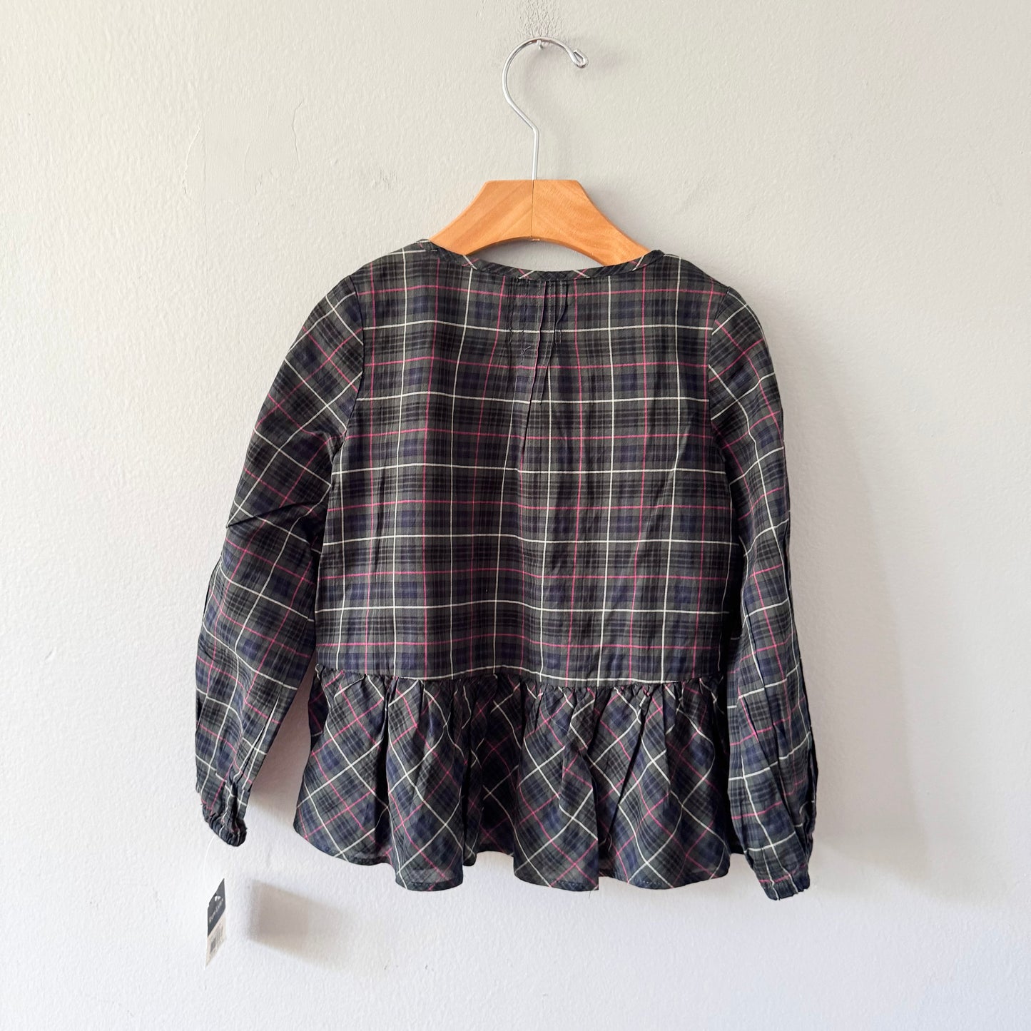 Ralph Lauren / Checked blouse tunic / 4Y - New with tag