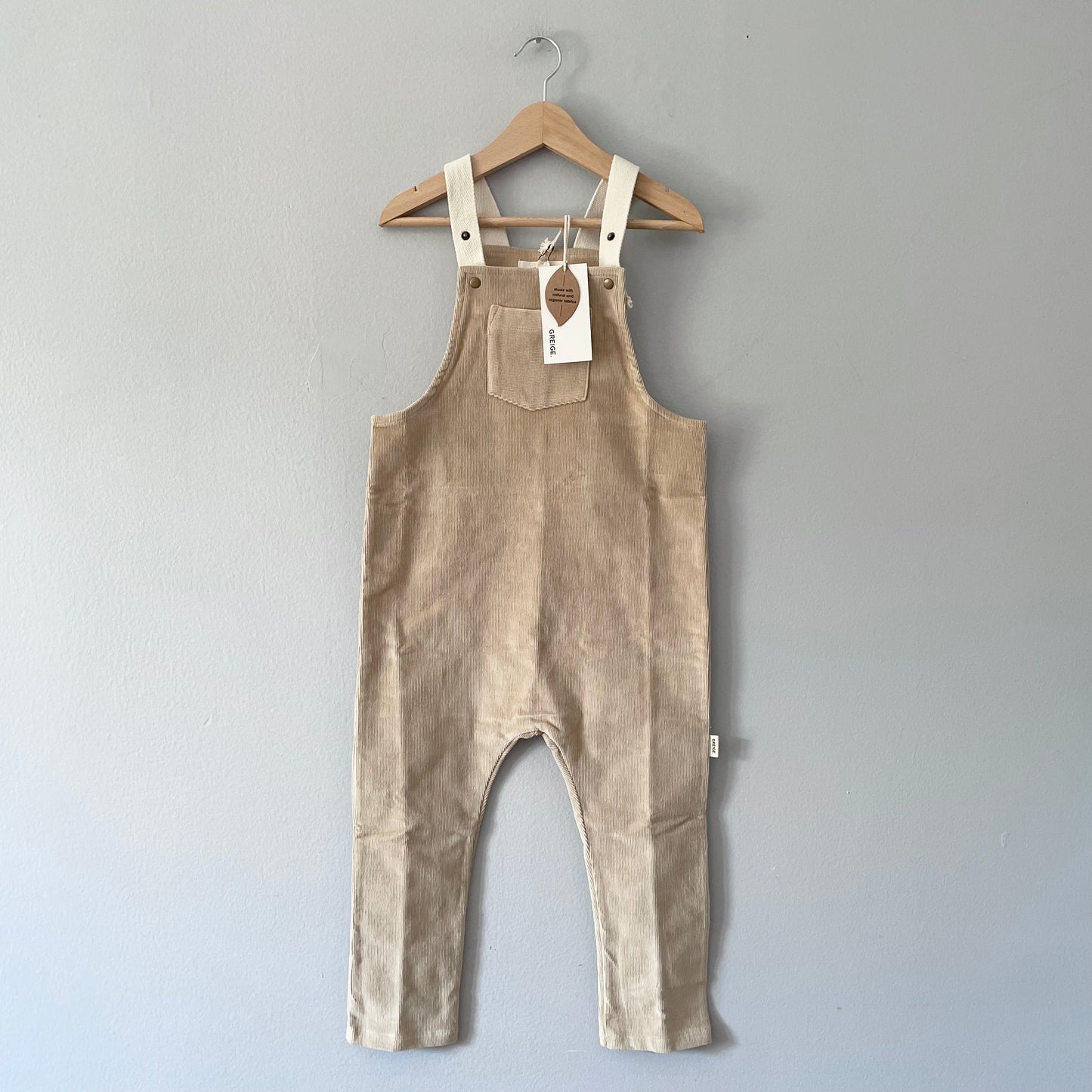 Greige. / The Overalls - Tan / 3T