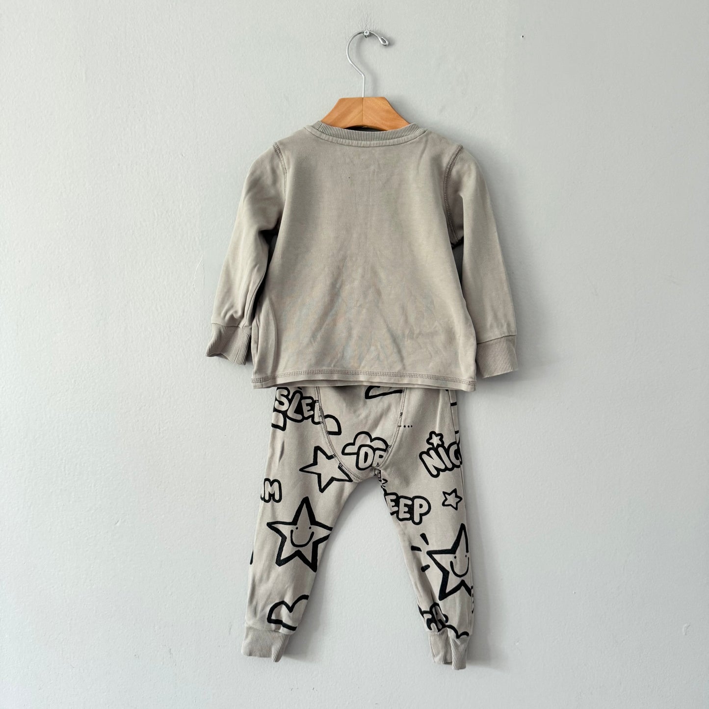 Next / Grey pajama set / 18-24M