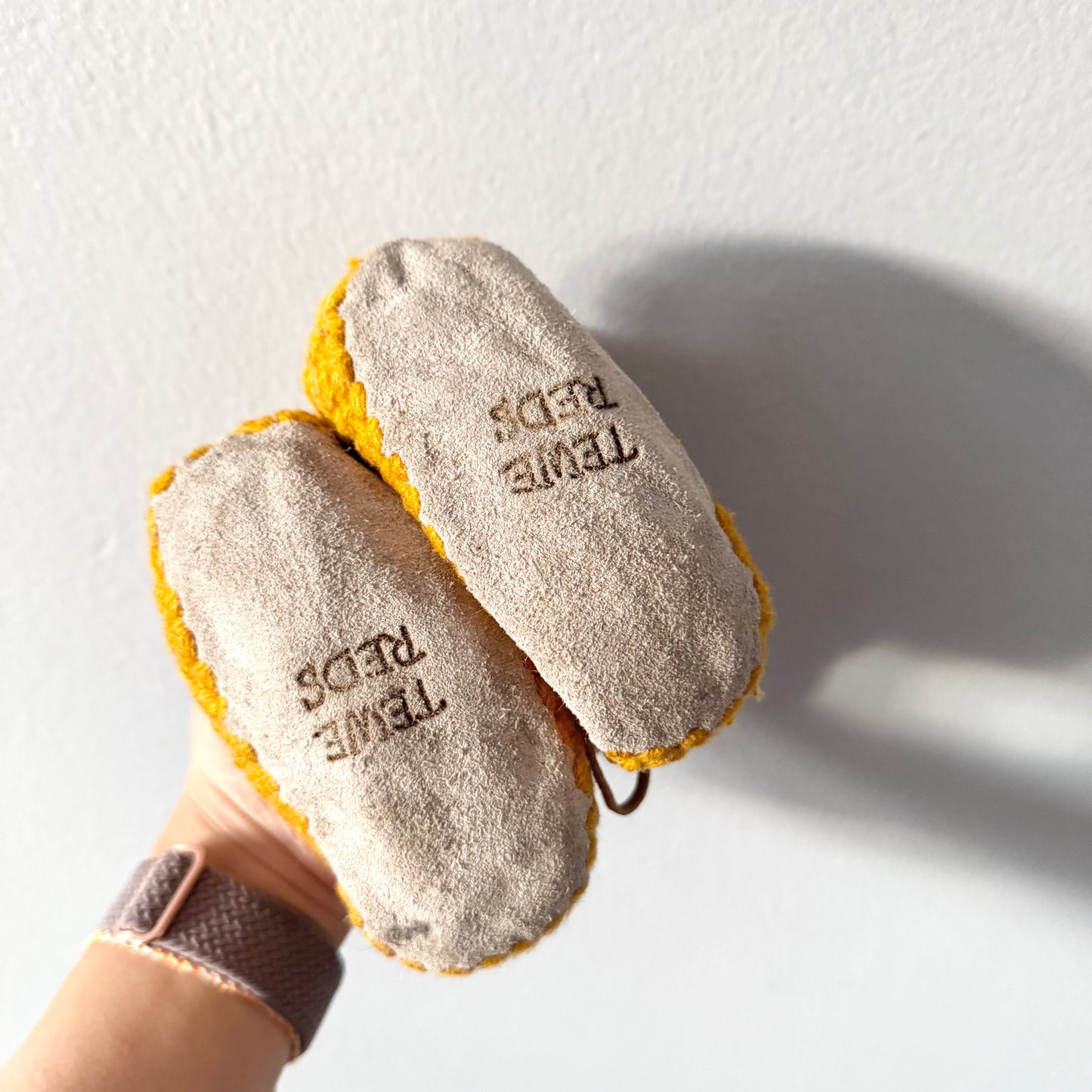 Tewe Reds / Crochet bootie / 12M(Outsole 5 inches)