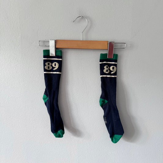 Souris Mini / Black x green socks / 7-8Y