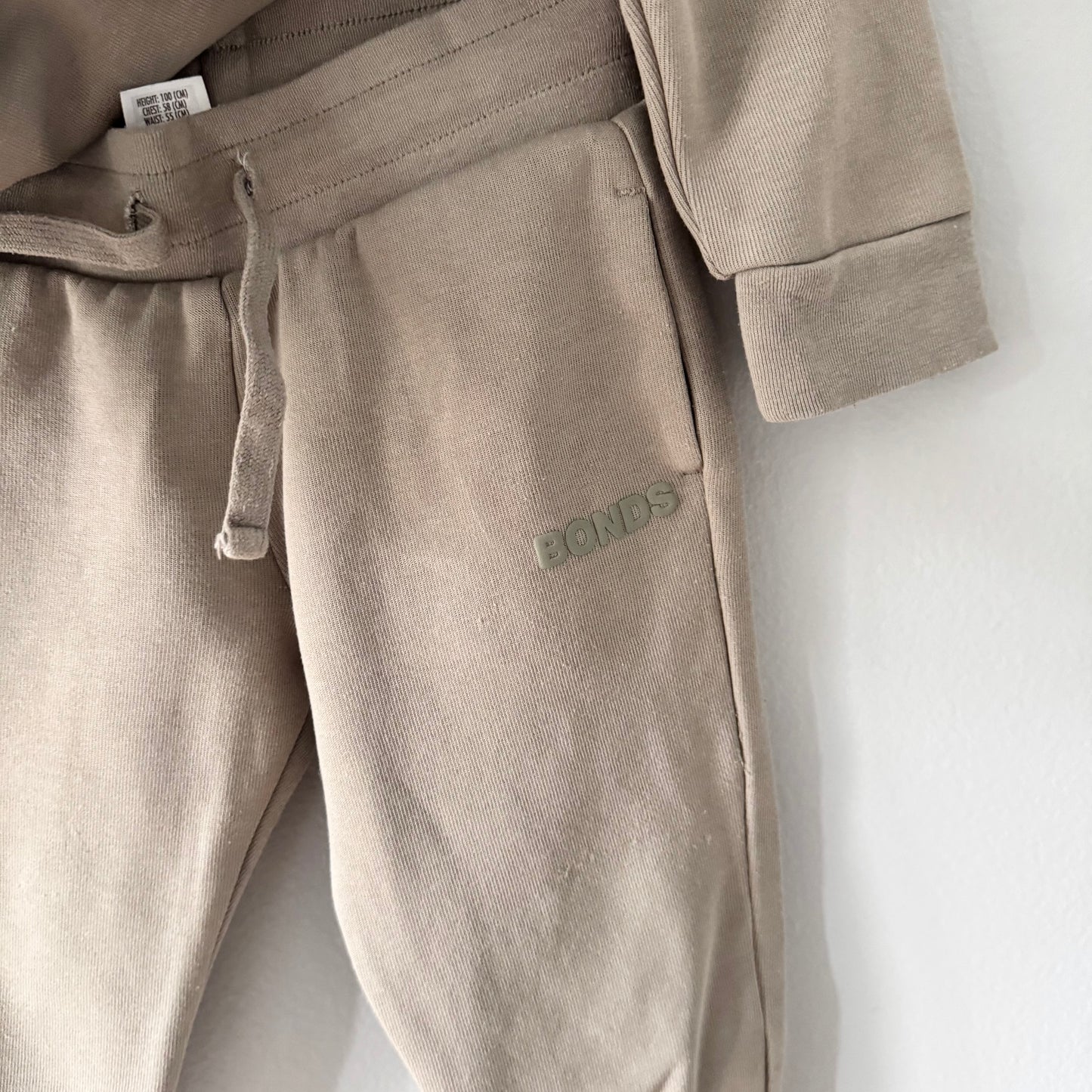 Bonds / Grey/khaki crew set / 3Y