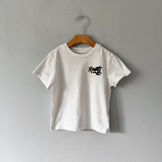 Roots / White T-shirt / 5T