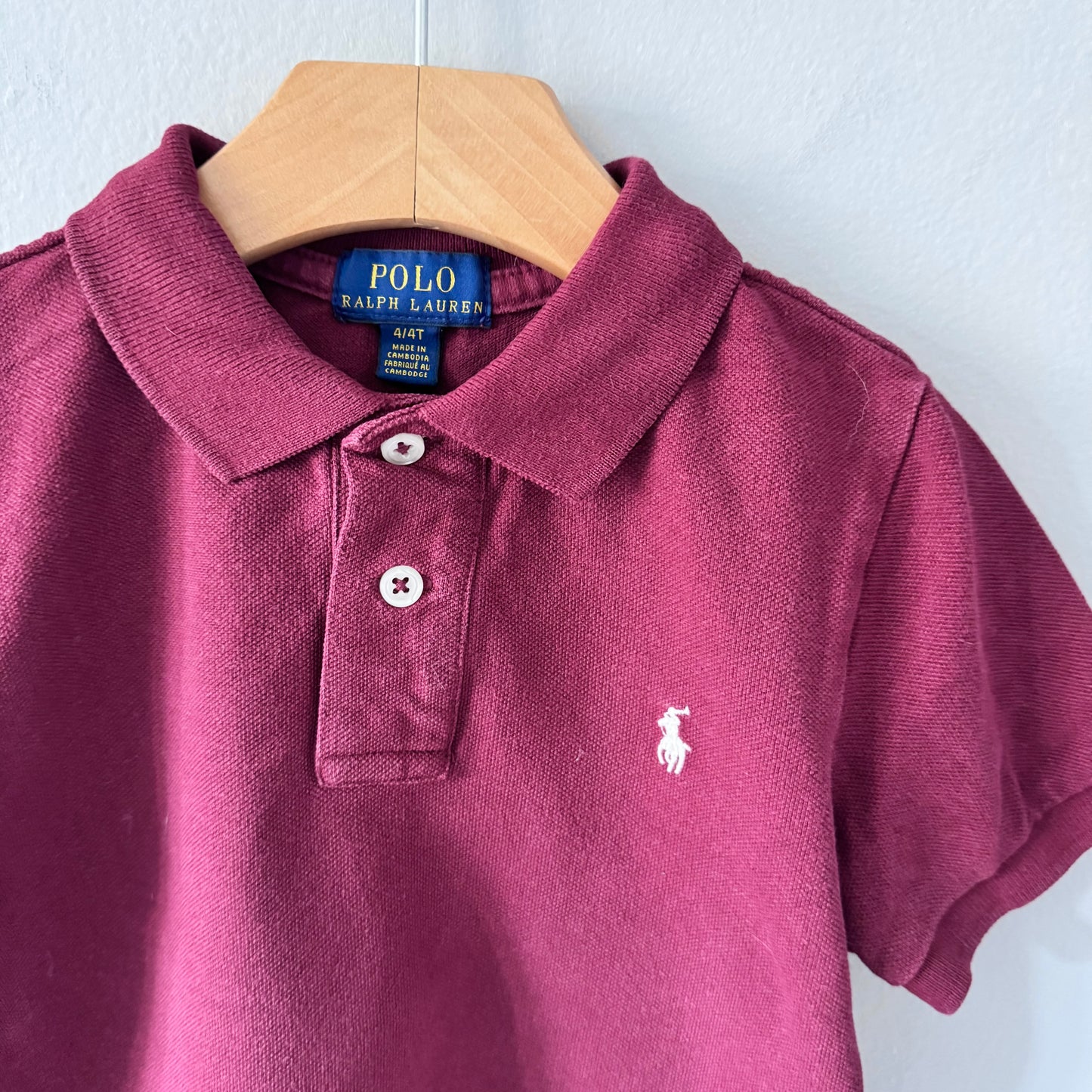 Polo Ralph Lauren / Polo bordeaux / 4A