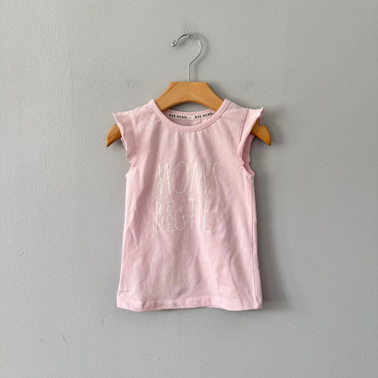 Rae Dunn / Light pink Mom's bestie tank / 4T
